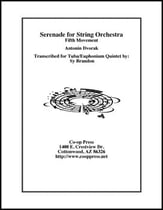 Serenade for Strings Movement 5 P.O.D. cover